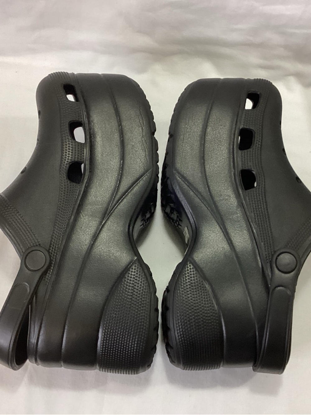 NWT Platform Clog Mules with Back Strap - Black SZ Ladies 9 - Picture 6 of 14